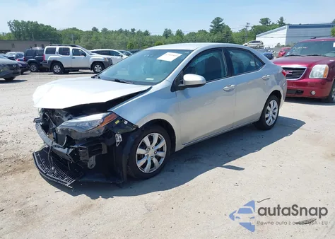 2017 Toyota Corolla Le z USA, uszkodzony, nr VIN 2T1BURHE7HC769680